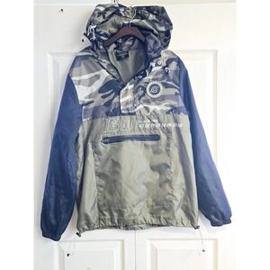 Box Lunch Kakashi Anbu Black Ops Naruto Windbreaker Jacket Mens MediumGreen Camo